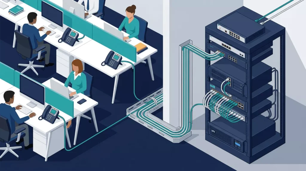 امنیت VoIP سازمانی با فایروال، رمزنگاری و کنترل دسترسی